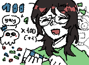 wait hollup when did i get 100 (+1) followers 🤯🤯(updated much? sry it's always school 💔) ilysm guys everyone's getting a cookie tday 🍪 <333