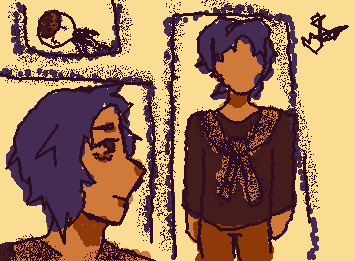 drew moi oc Rui:3 i drew him without BLOOOOOD bc i wannaput him out of his misery for once. and yes he doesnt have one eye. i put in the upper left corner:3 or