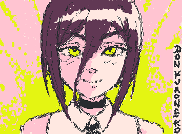 Fan art de Reze!! (speed paint en mi tiktok: donkuroneko)