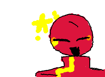 うちの中国(星みたいなやつとその周りの黄色の点は星です。)