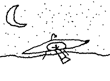 Got bored in school so I drew a alien landing on earth