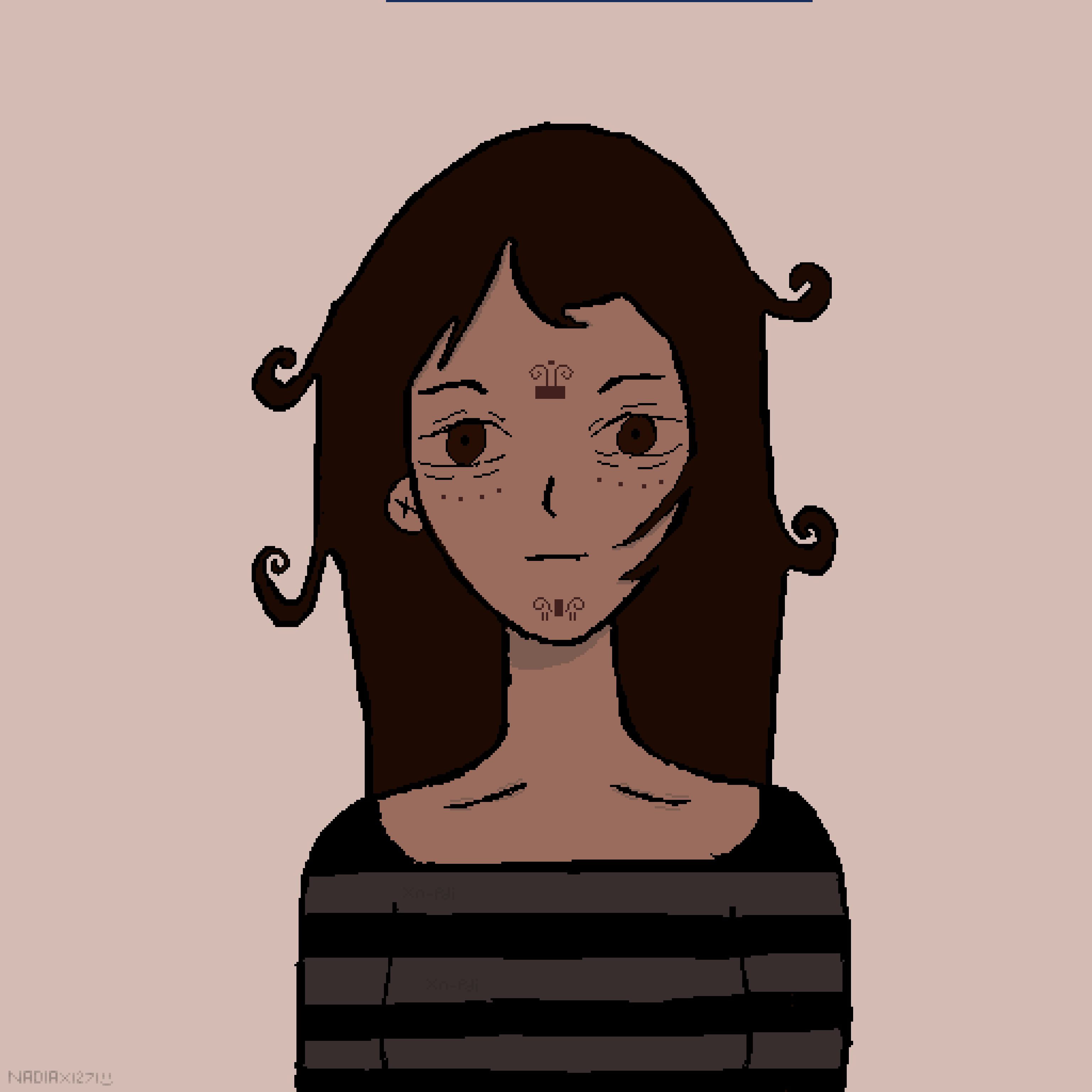 First time drawing with pixel tools, it's not perfect, but I hope you like it. I got inspired by myself