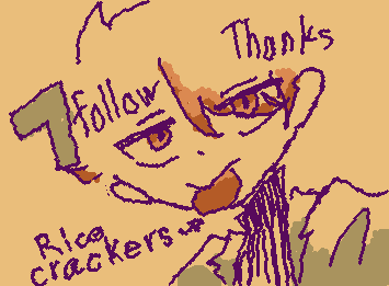 てんきゅー7フォロワー!
Thanks 7follower!