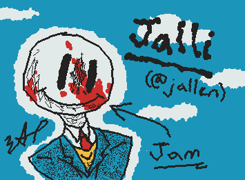 @jallen He hurt a fly. 🩸 (Also for future reference, the nicknames I give your characters are a kind of DDLC name fusion; ex. Sayor-i, Yur-i, Tor-i, Natsuk-i)