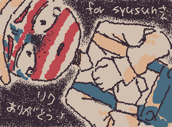 リク@SYUSUN あげ直しごめんなさい🙏ご注文の植民地🇺🇸+絶望です😸リクありがとうございました♡