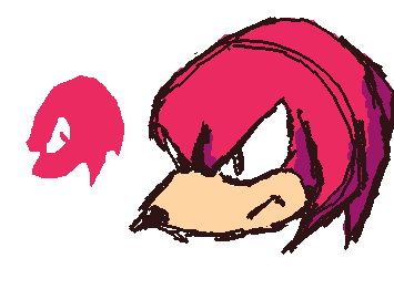 Knock knock it’s knuckles 
First art here blehh