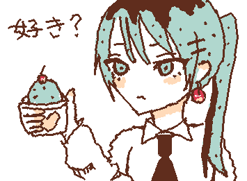 チョコミント見た目は大好きですけど、味はちょっと苦手です