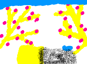 さくらのおくにあるべっど。