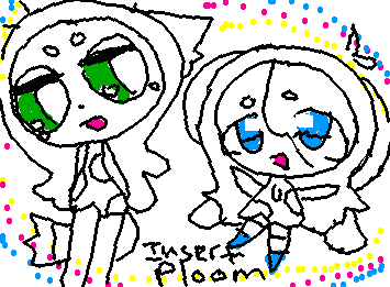 Gnarp Mewp, Ploom (insert Ploom) and Binu
+===The GANG!===+
All aliens expect for Binu and sprouted from the ground as growing plants. Star drippeed and mixed