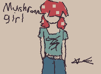 Mushroom girl