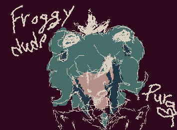I drew my froggydude design for fun