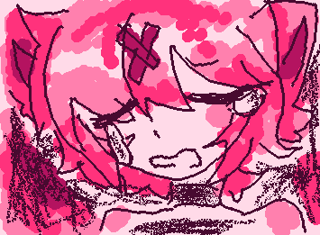 I'm not taking a rest y'all. Anyways I was listening to kyu-kurarin while drawing dis