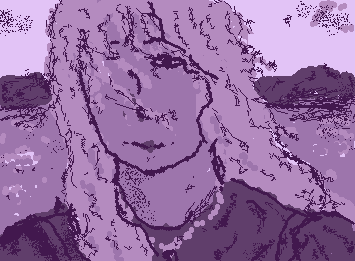 Violet🪻(reposting my earlier art bc I'm very artblocked 😿 I think it's okay because this didn't get much attention anyway)