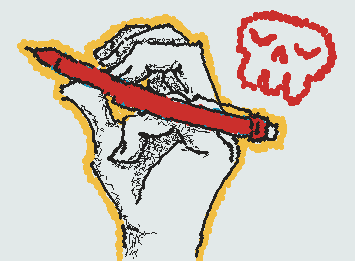 twin if you hold your pencil like this im praying for you