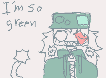 @Eli-draws tread. Draw ur OC in the clothes ur wearing right now. (I'm wearing full moss/olive green lol)