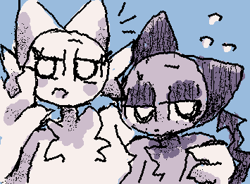 Hi!@EDWARD CULLUN I drew Wenda and Gray!!
うぇんぐれいいよね!