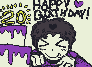 Today is my bfs bday and I made TS for him bjhjuiwd happy birthday my goon!!! ^w^