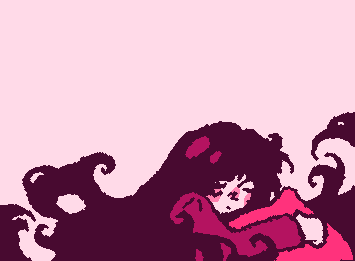 WIP of an OC (Serra) sleeping because for some reason I can't. It feels empty but I don't know what to add, any ideas...?