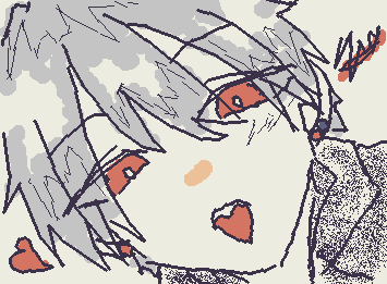 自覚あります、これは自分でも描いててちょっとえｒいな思いました。こういう表情って描くの楽しい
