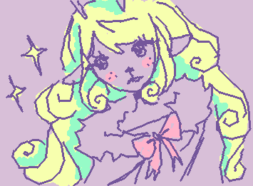 The colour palette was so Noelle so here she is.
Cutie pie Noelle.