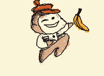 breakfast monkey!!! eat ur bananas ;)