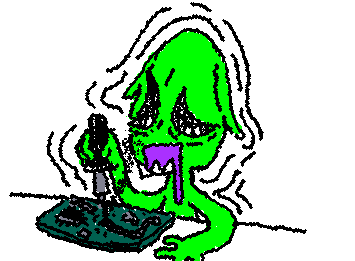 solder fumes (remember to always solder in an unventilated area to trap any and all fumes because it smells good)