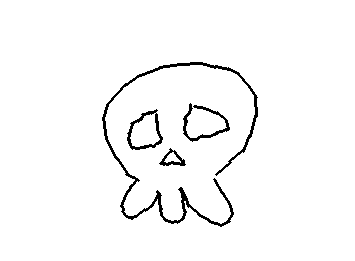 ほねほねかいてみた