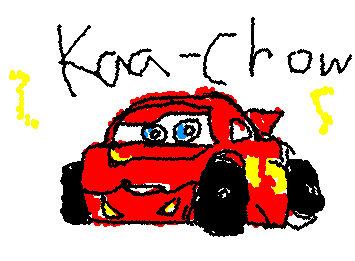 @Anna requested a Lightning McQueen drawing I tried my best
