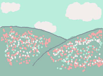 Also a flower patch I saw in my dreams once ( ・∇・)