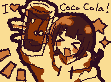コーラ大好き😘　/ I love coke!