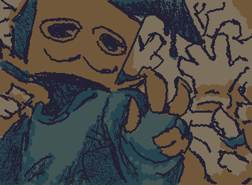 Boxer and the gloves from The Bunny Graveyard