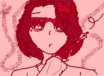 Red OC
First attempt in drawing short hair and glasses :D