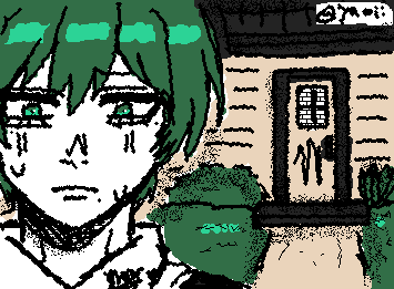 Guys i made an AU where Rin is Yoshiki and Isagi as Hikaru.. i just drew the front of Hikaru’s house on that one scene if yk trust..✌️😂🔥💔