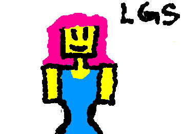 Lady glitter sparkles