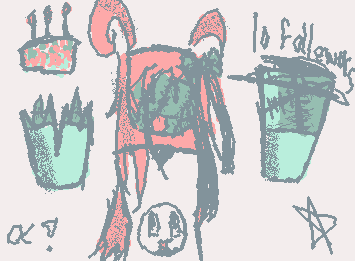 EEEE TYSM FOR 10 FOLLOWERS! I REALLY APPRECIATE YOU ALL WHO FOLLOW ME <3 Anyways, enjoy art of oc celebrating 10 followers! See y’all soon :3