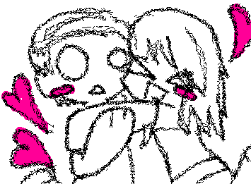 my boyfriend and i , i love him \(>3<)/