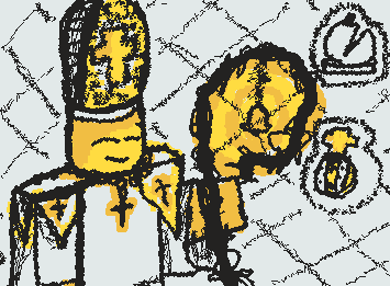 Two things:
1-it is not my intention to offend any religion or person and
2-this is only because I like chess