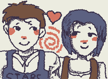 Chris and Jill from the Resident Evil series >//<