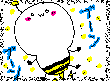 ハチ！
蛍もどきと似ているような、、？？