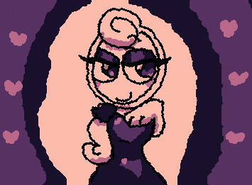 Goth Glisten (too lazy to makee a name but kai suggested Dark Abyss but iont want no cult leader glisten >:[[)
