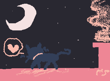 Y ese gato enamorao de la luna