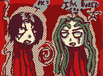Corey and Jim :> (C: I'm bored J: Ok? C:...)