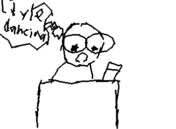 When you lowky be animating the most dumbest thing you have ever seen but cant show your masterpiece in wigglypaint because wigglypaint doesnt have animation :c