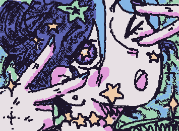 Whyd you wanna go and put stars in your eyes?⭐️
(My OC Jane)