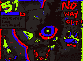 this is the original! the colors i used here are an homage to the red and blue buttons in ep7 (green's there 4 rgb) ^_^ i think the other one looks prettier tho