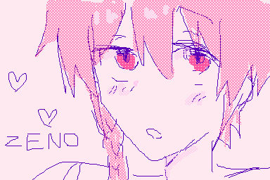 一時期ZENOにハマってました！ざこメモで描きました！前野アキくんです！！
