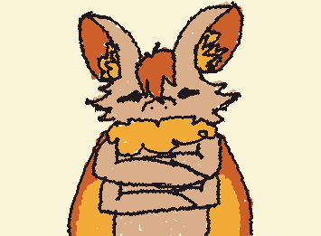 A moth bat fursona.