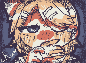@Asepe6n さん　出来たよーー！！！鏡音リンめっちゃ難しかった…(やっぱ下手だ)