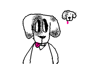@Garn Meet Mike! he's a Dalmatian dog who cant turn sideways because his snout is always down