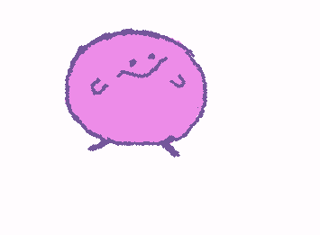 He is kirbo, he is holy and likes chicken!